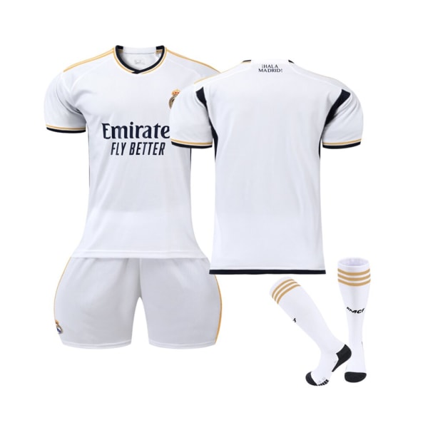 (Real Madrid 2023/24 hemmatröja för fotbollströja för barn, vuxna M(170-175CM)