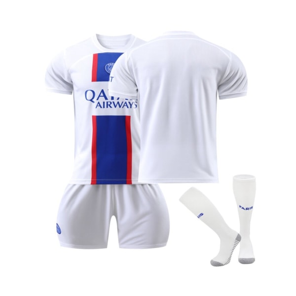 ( Juventus 22/23 Borttaröja fotbollströja 3-delade kit för barn Vuxna S(165-170CM)