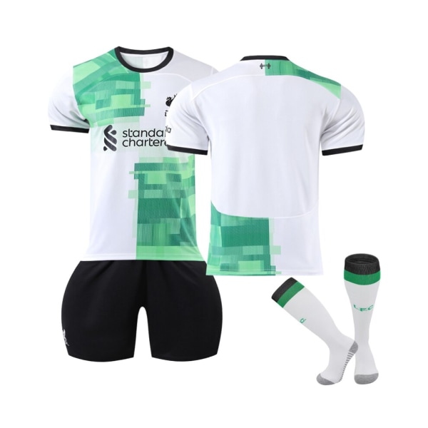 (2023/24 Liverpool bortatröja fotbollströja för barn, vuxna 22(120-130CM)