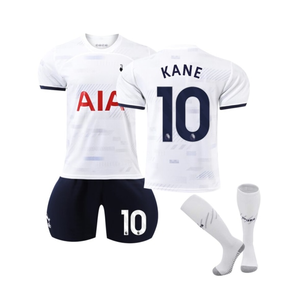 (2023/24 Tottenham Home #10 Kane Fotbollströja Kit för barn Vuxna XXL(190-200CM)
