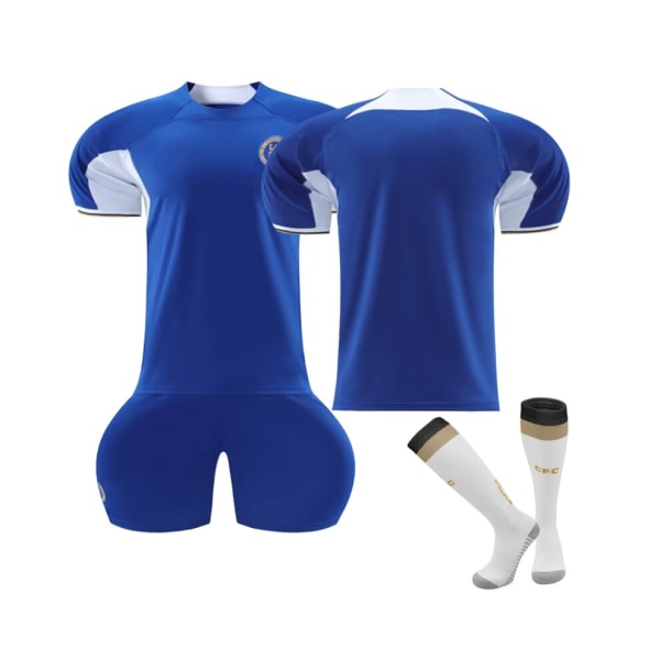 2023/24 Chelsea hemmatröja lag fotbollströja set XS(155-165CM)