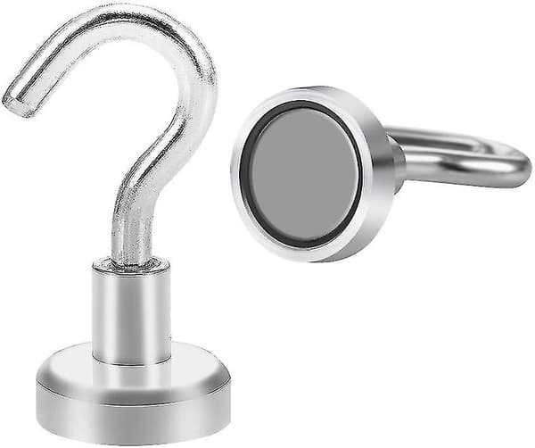 Magneettiset koukut, 15 kpl Super Suction Hanging Neodymium Magnet Hooks For Cabinets Ceilings Light Fixture