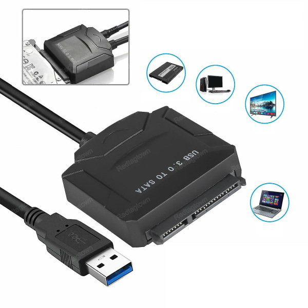USB 3.0 till Sata-adapterkabel