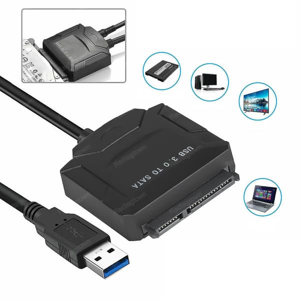 USB 3.0 till SATA-adapterkabel