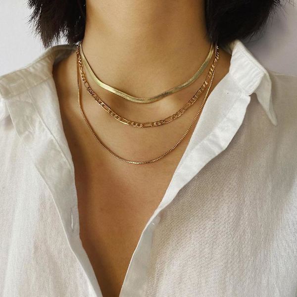 Punk Metal Orm Ben Kedja Halsband