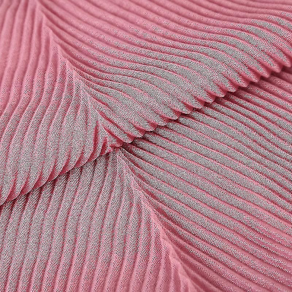Ny mote twill preget skjerf, bomull og lin hodeplagg, dame hodeplagg, skjerf Red