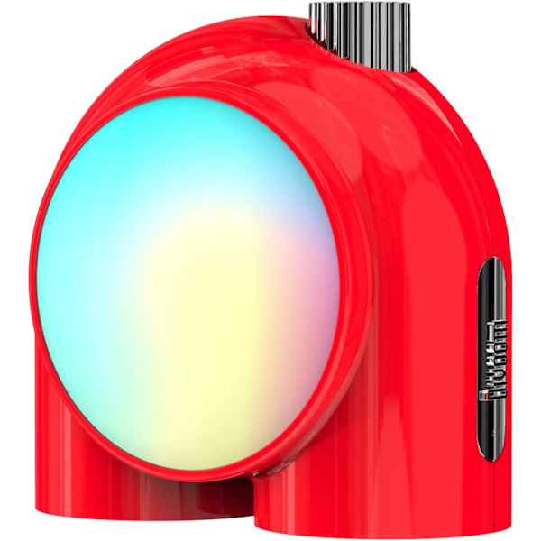 Trådlös smart skrivbordslampa, programmerbar RGB LED-omgivningsljus,