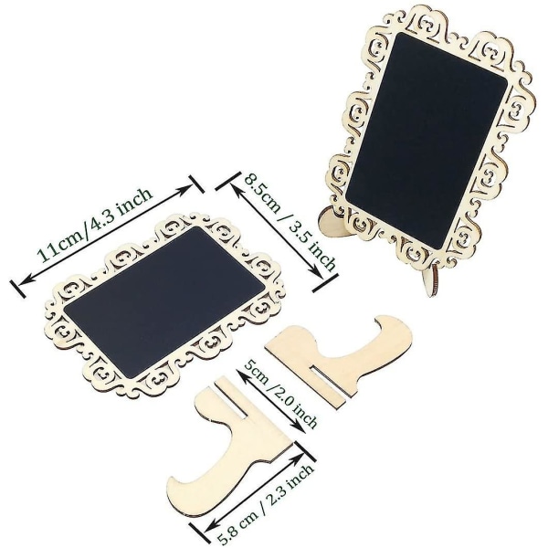 Mini Chalkboard Message Board Easel Small Chalkboard Signs With Stand