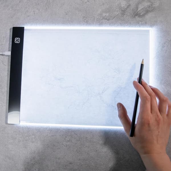 A4 LED Ljuskopia Board Ljusbord, A4 LED Ljusplatta, Ritplatta för Diamant, 1-pack