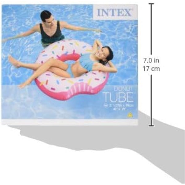 56265NP - 107 cm Donut Tube Buoy Donut Seat Uppblåsbar Liggstol