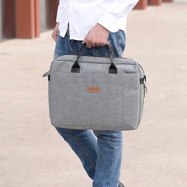 Herre Canvas Business Aktveske Stor Tote Dameveske Grey