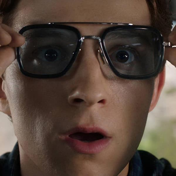 Solbriller Retro Firkantede Briller Silver Frame Black Grey Lenses