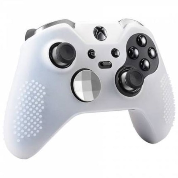 Xbox One Elite Controller Case Skin Grip Gel Gummi Case, Vit