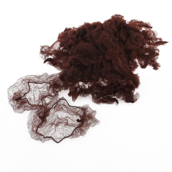 50 kpl 50 cm näkymätön hiusverkko elastinen mesh hiusnuttura cover nummupäällinen kuntosalibalettia varten