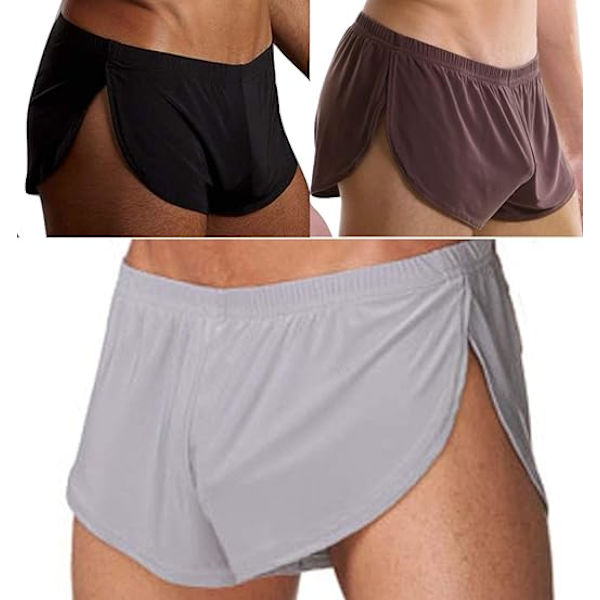 3 st XL Boxer-kalsonger för män, sexiga underkläder underkläder stil kalsonger