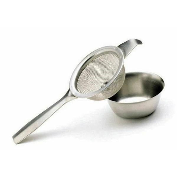 Genware Retro Sifter i rustfritt stål med base