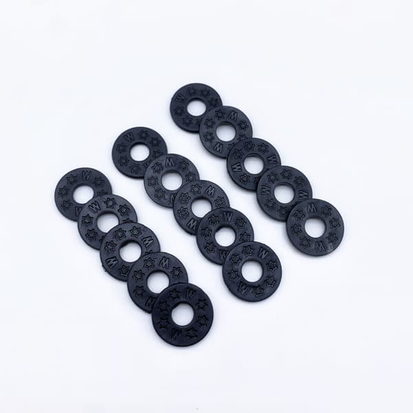 15 st gitarrremsspikspänne gummipackning halkfri ring halkfri gitarrrem
