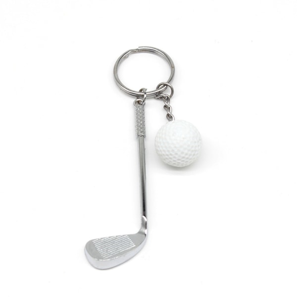 White-Germany Golf Keychain Pendant Cross-Border Gift Golf Creative Euro-American Metal Pendant Crafts