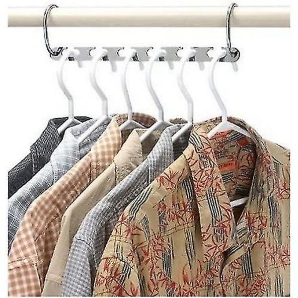 8-pack multihängare, klädhängare