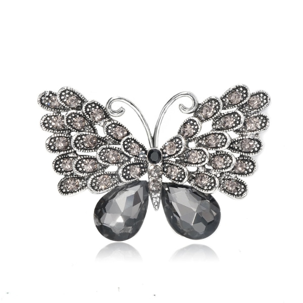 Butterfly brosje vintage vind stor sommerfugl brosje knapphull minimalistiske blomster klestilbehør