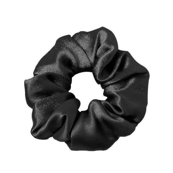 5 stk. Intestine Hair Ring - Sort