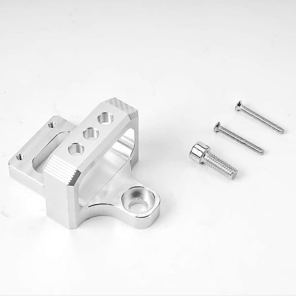 3 Port til , AEM Boost Controller Solenoid Ventil Monteringsbeslag Kit CNC Billet Aluminium Sølv