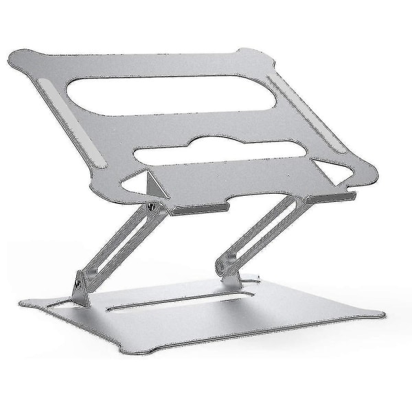 Justerbar Laptop Stativ i Aluminiumlegering, Foldbar og Bærbar til Notebook Macbook Computer Bracket, Sort