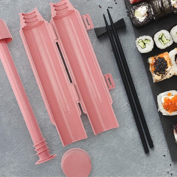 Sushi Bazooka, sushirull, form Sushi Maker Bærbar Sushi Roll Maker Making Kit Form Black