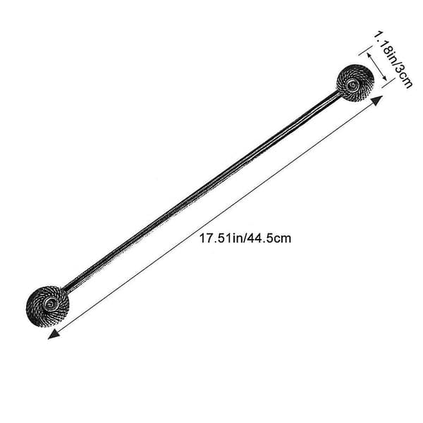 Magnetiske gardinbindere clips gardin spænder holdbacks Black