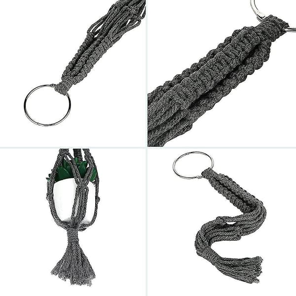 13 tuuman mini macrame-kasviteline, söpöt auton lisävarusteet, boho-taustapeili