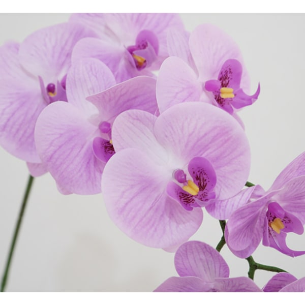 Simuleret Phalaenopsis blomst, husmodel, værelsesdekoration, blomsterarrangement, bryllupsdekoration, landskabsarkitektur, kunstig blomst af plastik