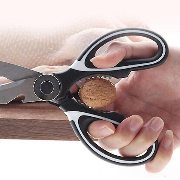2x keittiösakset monitoiminen ruostumaton teräs ruoka grilli sakset