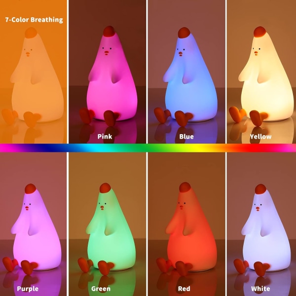 Cute Animal Night Light - Children's Night Light Color Changing Lamp Cute Toddler Lamp Child Boy Bedroom Chick