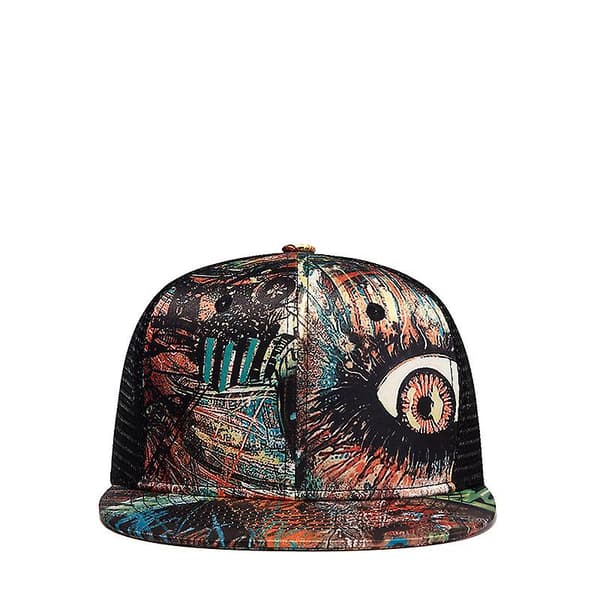 Trucker Hat Fashion Mænd Kvinder Hatte - The Great Outdoors Justerbar Baseball Cap, Mesh Hat Blue