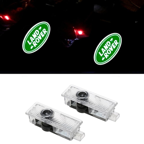 2st led välkomstljus för Land Rover Range Rover Discovery 3 4 Freelander 2-dörrars laseratmosfärlampa projektorlampa