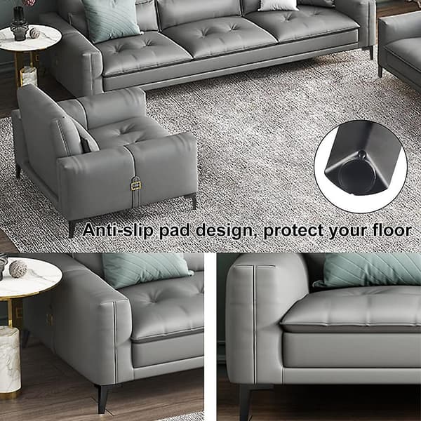 4 stk. møbelben i metall, matt sorte sofabein til sofa, kommode, stol, seng, bord, skap, skap, DIY-erstatning 10CM