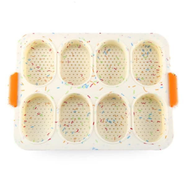 Mini Baguette Bageplade, Non-stick Perforeret Pan-brød Crisping Bakke