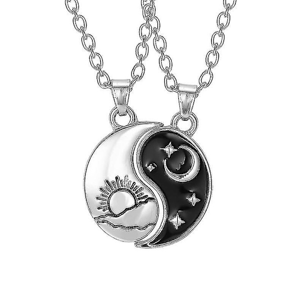 Yin Yang -riipuskaulakoru Tai Chi -ompelukoru Aurinko Kuu -riipuskaulakoru naisille ja tytöille