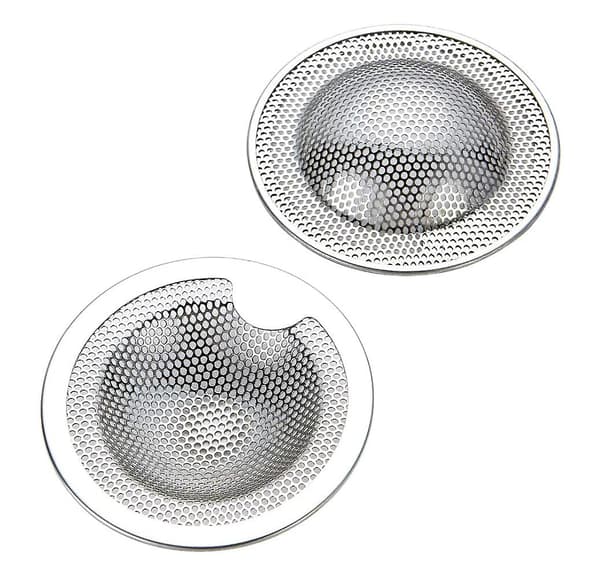 Rustfritt stål vask sil sett med 2 stk 5.2cm