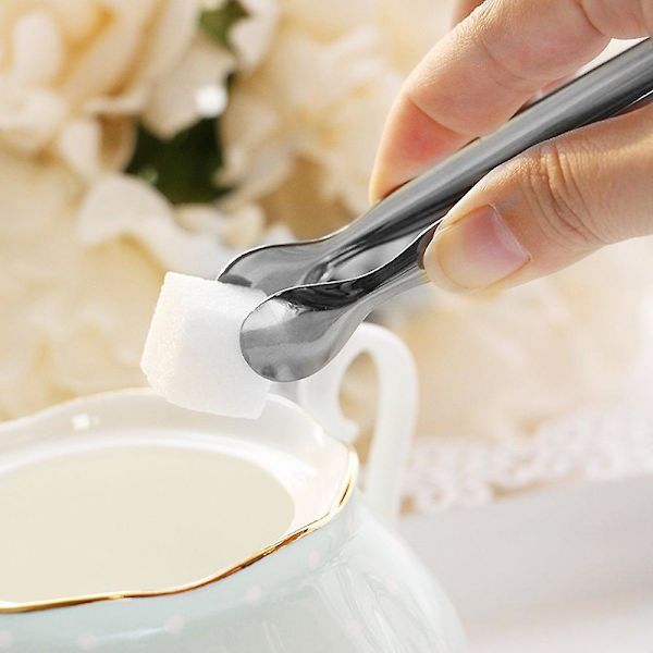 2 st matklämmor socker isbit godis tång rostfritt stål pincett te klämma för kaffe bar