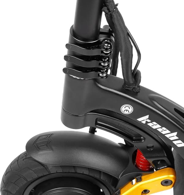 Sort Monteringsbeslag til Kaabo Mantis 10 Elektrisk Scooter Sammenklappelig Basebeslag Stabilisering Tilbehør Reservedele Eftermontering