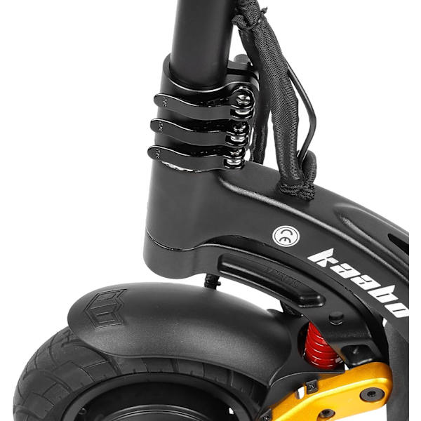 Svart monteringsbrakett for Kaabo Mantis 10 elektrisk scooter sammenleggbar basebrakett stabilisering tilbehør reservedeler ettermontering