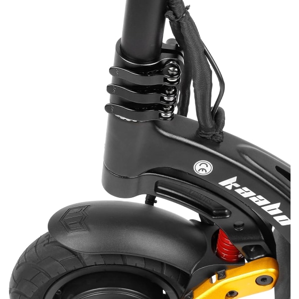 Svart monteringsfäste för Kaabo Mantis 10 elektrisk scooter hopfällbar basfäste stabilisering tillbehör reservdelar eftermontering