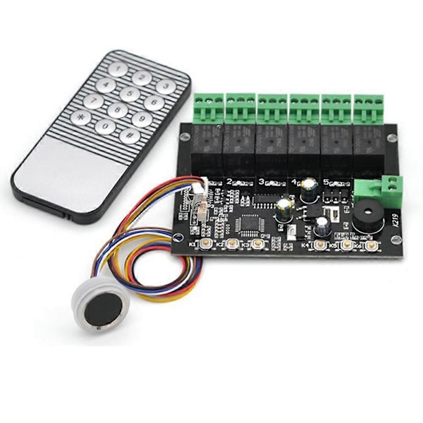 R502-F Vandtæt Lille DC3.3V Diameter 21.5mm MX1.0-6Pin Kapacitiv Rund LED Fingeraftryksmodul Sensor Scanner A