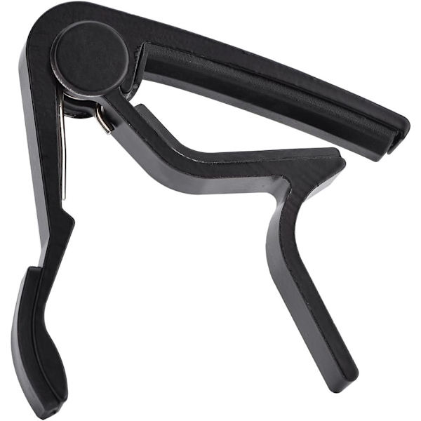 Akustisk guitar Capo (sort), 8,3*8,8 cm bærbar hurtig udskiftning, ingen ridser