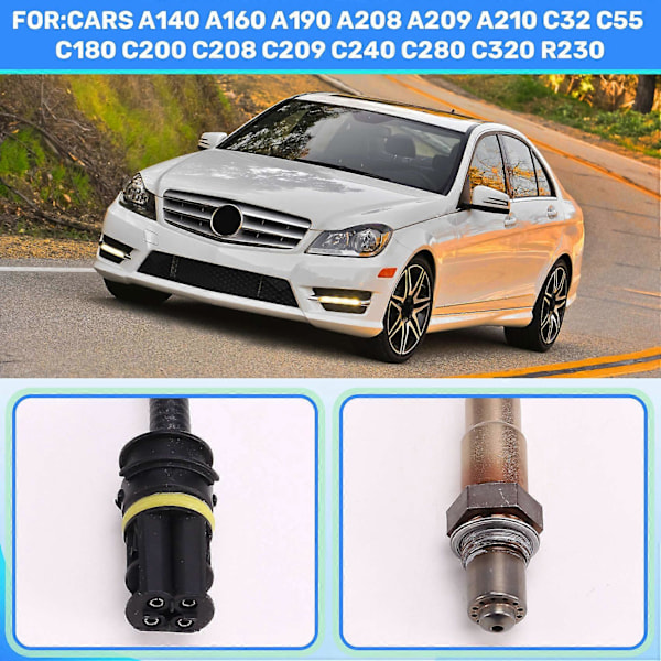 Syresensor 0258006275 0015405117 för - A140 A160 A190 A208 A209 A210 C32 C180 C200 C208 C209 C240 C280