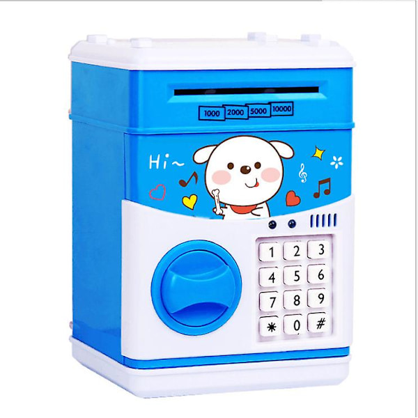 Cartoon Piggy Bank Mynt Piggy Bank Atm Insättningsmaskin Automatisk Panda Piggy Bank Kodlås För Barn Dog