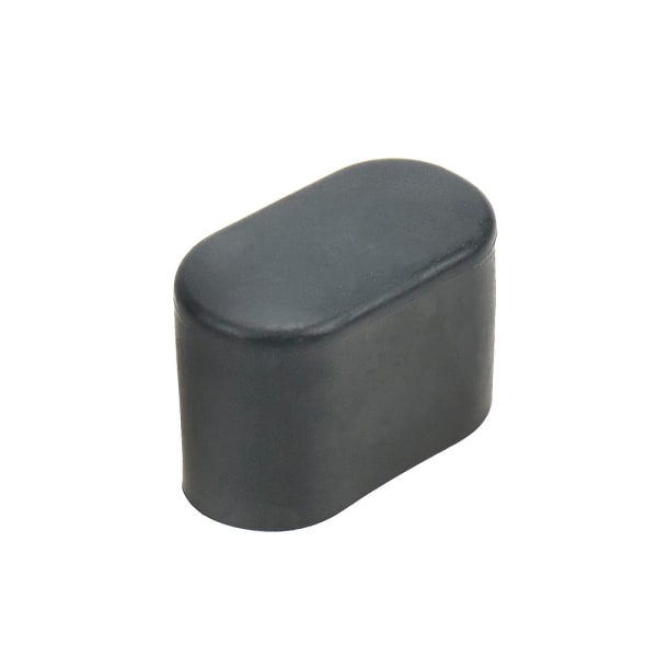 16 stk. ovale stolbenkapper PVC møbelpude bordfodbetræk gulvbeskytter 15x30MM