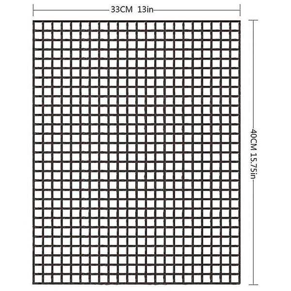 3 st Bbq Grill Mesh Mat Non Stick Sheet Liners Grilling Mats Nonstick