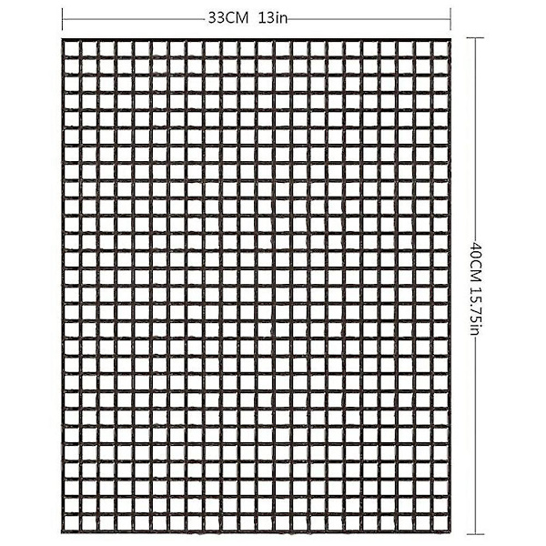 3 stk. Bbq Grill Mesh Mat Non Stick Sheet Liners Grilling Mats Nonstick